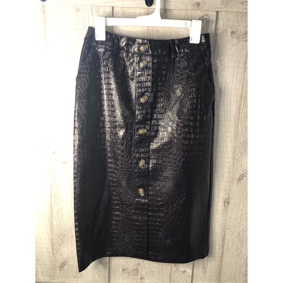 Rachel Comey Dresses & Skirts - Rachel Comey x Target Faux Leather Croc Embossed Midi Skirt Chicory Brown 6